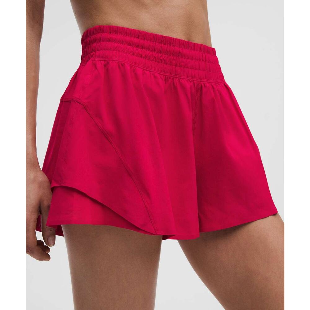 Lululemon Shake It Out High-Rise Running Short 2.5" Pink Dragonfruit Sz XXXS NWT